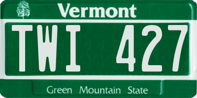 VT license plate TWI427