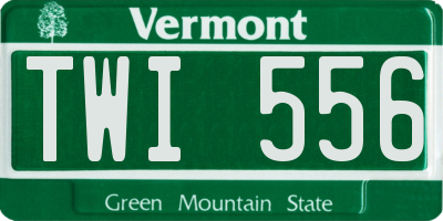 VT license plate TWI556