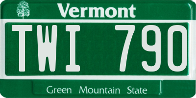 VT license plate TWI790