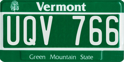VT license plate UQV766
