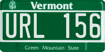 VT license plate URL156