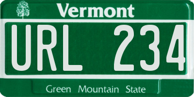 VT license plate URL234