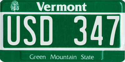 VT license plate USD347