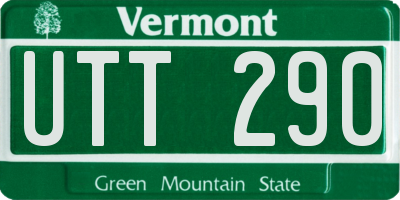 VT license plate UTT290