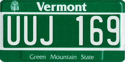 VT license plate UUJ169