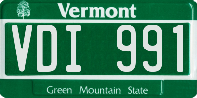 VT license plate VDI991