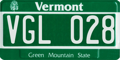 VT license plate VGL028