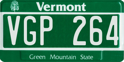 VT license plate VGP264