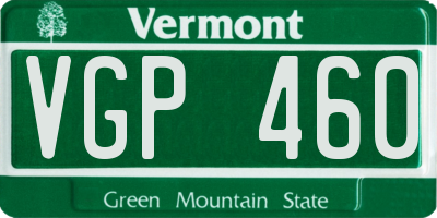 VT license plate VGP460
