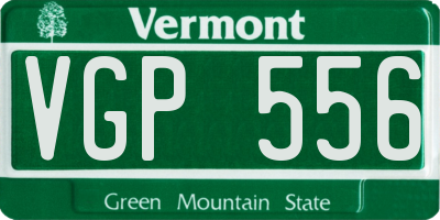VT license plate VGP556