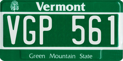 VT license plate VGP561