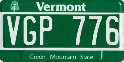 VT license plate VGP776