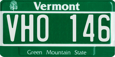 VT license plate VHO146