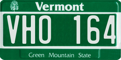 VT license plate VHO164