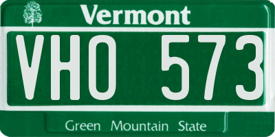 VT license plate VHO573