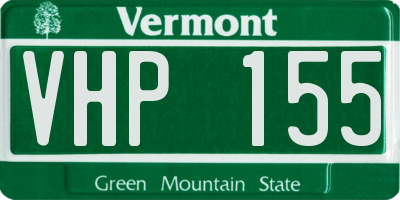 VT license plate VHP155