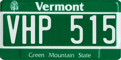 VT license plate VHP515