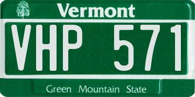 VT license plate VHP571