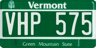 VT license plate VHP575