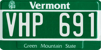 VT license plate VHP691