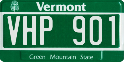 VT license plate VHP901