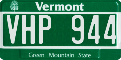 VT license plate VHP944