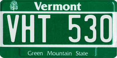 VT license plate VHT530