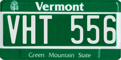 VT license plate VHT556