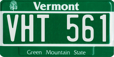 VT license plate VHT561