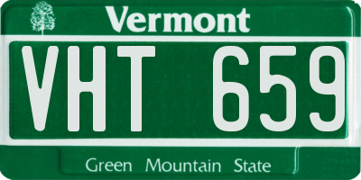 VT license plate VHT659