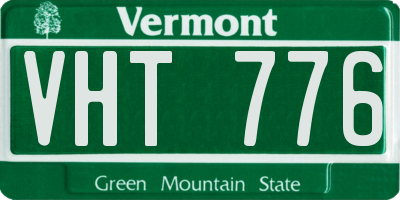 VT license plate VHT776