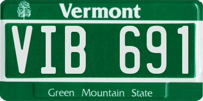 VT license plate VIB691