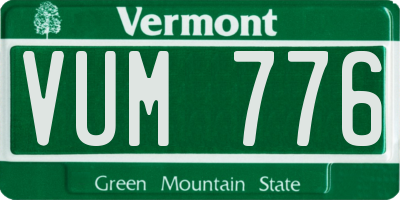 VT license plate VUM776