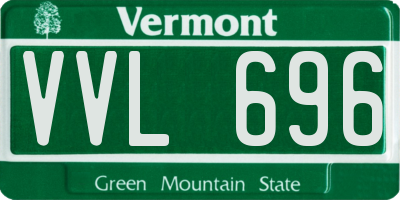 VT license plate VVL696