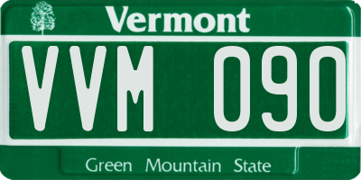 VT license plate VVM090