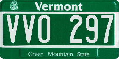 VT license plate VVO297