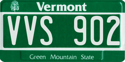 VT license plate VVS902