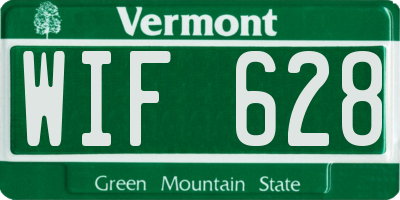 VT license plate WIF628