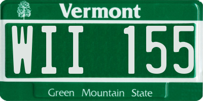 VT license plate WII155