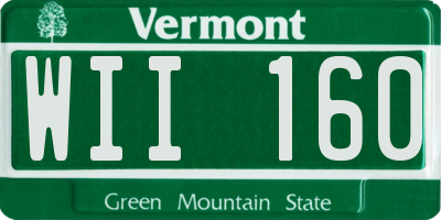 VT license plate WII160