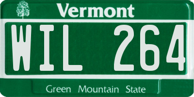 VT license plate WIL264
