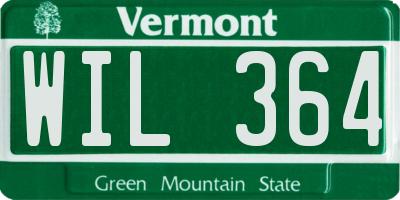 VT license plate WIL364