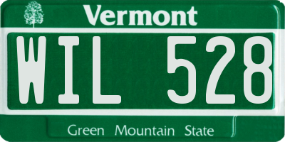 VT license plate WIL528