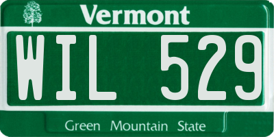 VT license plate WIL529