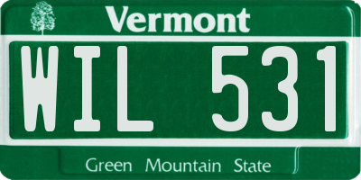 VT license plate WIL531