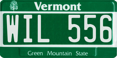 VT license plate WIL556