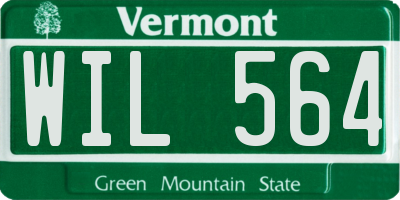 VT license plate WIL564
