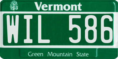 VT license plate WIL586