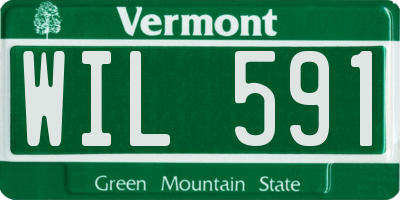 VT license plate WIL591