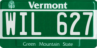 VT license plate WIL627